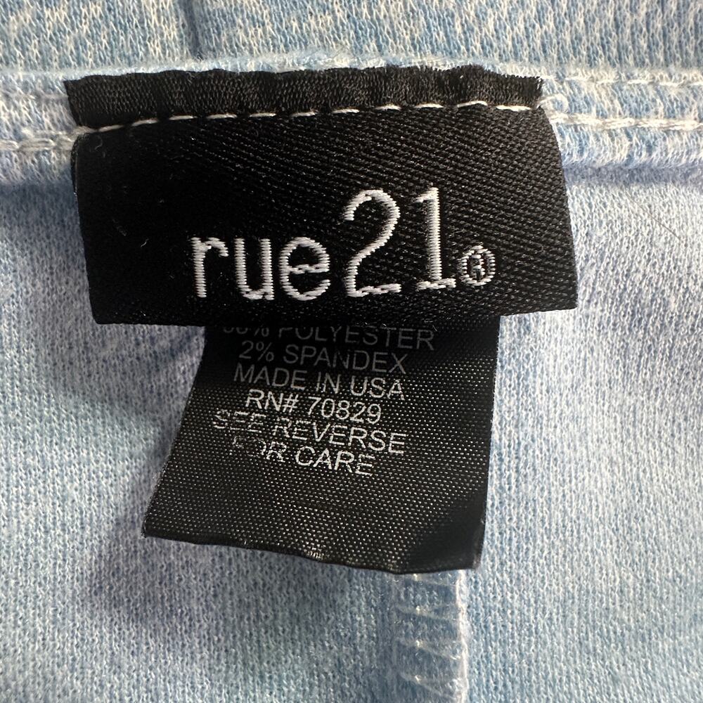 Rue21 Y2K Babydoll Plaid Dress XS Soft Girl Pastel Blue Coquette Sweetheart EUC - Picture 10 of 11